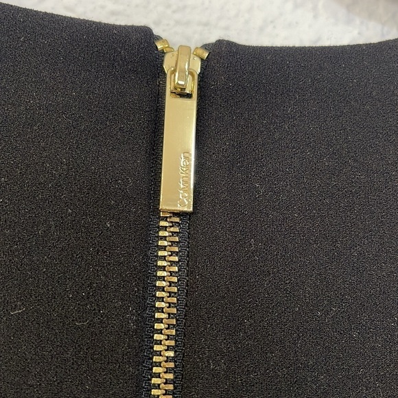 Calvin Klein Black mini dress size 12 - Picture 5 of 8